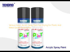 Peinture acrylique en aérosol de diverses couleurs, séchage rapide pour accessoires de jardin en plastique et en métal