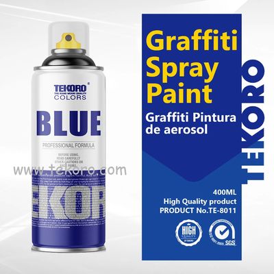 Tekoro 400ml Eco-Friendly Quick Drying Graffiti Spray Paint with 12PCS/CTN Package