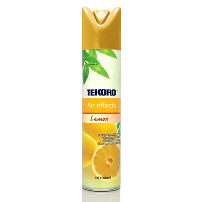 Tekoro Natural Fragrance Air Freshener Home Aerosol Spray avec certification CE, RoHS, SGS, GMP dans une capacité de 250 ml ou 300 ml
