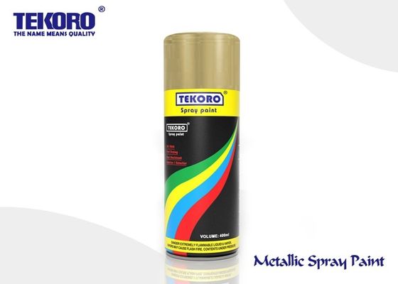 Peinture de jet métallique de séchage rapide pour couleurs de décoration en métal de diverses facultatives