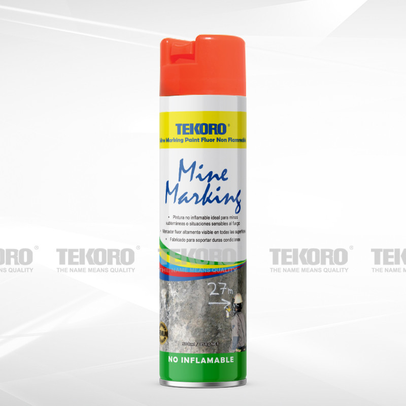 500 ml de peinture de marquage de mine non inflammable Dur à sécher 30 min Adhérence de grade 1 Séchage rapide