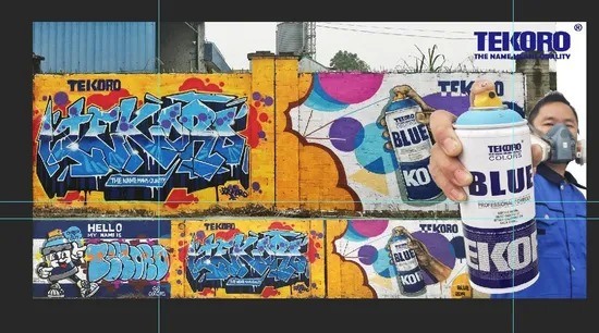 Fading Resistant 400ml Graffiti Spray Paint with Three Years Validity for Artists and Professionals