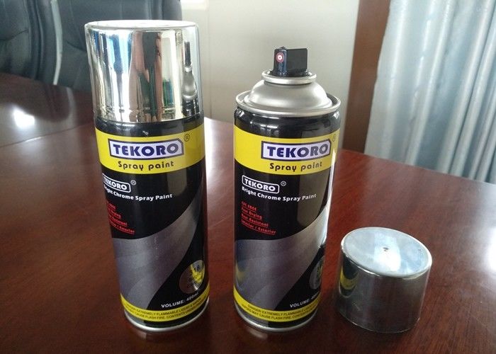 Grade 1 Adhérence Peinture à pulvérisation en aérosol au chrome haute brillance pour le bois métallique et le plastique
